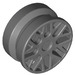 LEGO Dark Stone Gray Wheel Rim Ø11 x 6 (93595)
