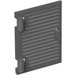 LEGO Dark Stone Gray Window 1 x 2 x 3 Shutter with Hinges and no Handle (60800)