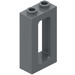 LEGO Dark Stone Gray Window Frame 1 x 2 x 3 (Train) (3233 / 4035)