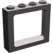 LEGO Dark Stone Gray Window Frame 1 x 4 x 3 (center studs hollow, outer studs solid) (6556)