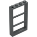 LEGO Dark Stone Gray Window Frame 1 x 4 x 6 with Three Panes (46523 / 57894)