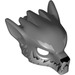 LEGO Dark Stone Gray Wolf Mask with Gray Fur and Ears (11233 / 12829)