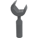 LEGO Dark Stone Gray Wrench with Open End 6 Rib Handle