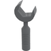 LEGO Dark Stone Gray Wrench with Open End with 6 Rib Handle