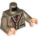 LEGO Dark Tan Arthur Weasley Minifig Torso (973 / 76382)