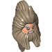 LEGO Dark Tan Beorn Head with Beard (16189)
