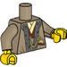 LEGO Dark Tan Bleckt Minifig Torso (973)