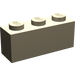 LEGO Tan foncé Brique 1 x 3 (3622)