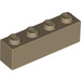 LEGO Dark Tan Brick 1 x 4 (3010 / 6146)