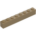 LEGO Dark Tan Brick 1 x 8 (3008)