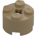 LEGO Tan Foncé Brique 2 x 2 Rond (3941 / 6143)