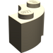 LEGO Tan foncé Brique 2 x 2 Rond Coin avec encoche de tenon et dessous normal (3063 / 45417)