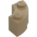 LEGO Dark Tan Brick 2 x 2 Round Corner with Stud Notch and Reinforced Underside (85080)