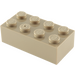 LEGO Dark Tan Brick 2 x 4 (3001 / 72841)