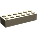 LEGO Donker Zandbruin Steen 2 x 6 (2456 / 44237)