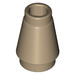 LEGO Dark Tan Cone 1 x 1 with Top Groove (28701 / 59900)