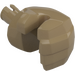 LEGO Dark Tan Giant Left Hand (10127)