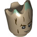 LEGO Dark Tan Groot Head (79000)