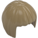 LEGO Dark Tan Hair with Short Bob Cut  (27058 / 62711)