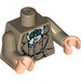 LEGO Donker Zandbruin Henry Jones, Sr. Torso (973 / 76382)