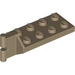 LEGO Dark Tan Hinge Plate 2 x 4 with Articulated Joint - Male (3639)