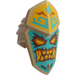 LEGO Dark Tan Islander Mask with Dark Turquoise Face (69565 / 73866)