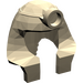 LEGO Dark Tan Minifig Mummy Headdress with Inside Solid Ring (30168 / 90462)