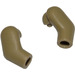 LEGO Dark Tan Minifigure Arms (Left and Right Pair)