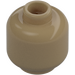 LEGO Dark Tan Minifigure Head (Recessed Solid Stud) (3274 / 3626)