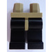 LEGO Donker Zandbruin Minifigure Heupen met Zwart Poten (73200 / 88584)