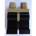 LEGO Dark Tan Minifigure Hips with Black Legs (73200 / 88584)