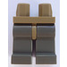 LEGO Dark Tan Minifigure Hips with Dark Gray Legs (3815 / 73200)