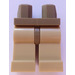 LEGO Donker Zandbruin Minifigure Heupen met Tan Poten (3815 / 73200)