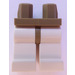 LEGO Beige scuro Minifigure Fianchi con Bianco Gambe (73200 / 88584)