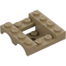 LEGO Tmavě žlutohnědá Blatník Vozidlo Základna 4 x 4 x 1.3 (24151)