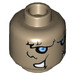 LEGO Dark Tan Mungus Minifigure Head (Recessed Solid Stud) (18014 / 20763)