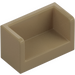 LEGO Dark Tan Panel 1 x 2 x 1 with Closed Corners (23969 / 35391)