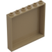 LEGO Tan Foncé Panneau 1 x 6 x 5 (35286 / 59349)