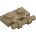 LEGO Dark Tan Plate 1 x 2 with Handle (Open Ends) (2540)