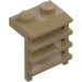 LEGO Beige scuro Piastra 1 x 2 con Scala (4175 / 31593)