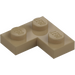 LEGO Dark Tan Plate 2 x 2 Corner (2420)