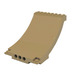 LEGO Dark Tan Ramp Curved 8 x 12 x 6 (43085)