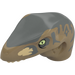 LEGO Dark Tan Raptor Dinosaur Head with Gray (98065 / 103578)