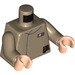 LEGO Dunkles Beige Resistance Officer mit Headset Minifigur Torso (973 / 76382)