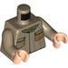 LEGO Mørk beige Resistance Trooper med Resistance logo Minifigur Overkropp (973 / 76382)