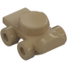 LEGO Dunkel Beige Rollschuh (11253 / 18747)