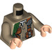LEGO Dark Tan Sinjin Prescott Minifig Torso (973 / 76382)