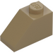 LEGO Dark Tan Slope 1 x 2 (45°) (3040)