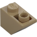 LEGO Dark Tan Slope 1 x 2 (45°) Inverted (3665)