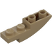 LEGO Tmavě žlutohnědá Sklon 1 x 4 Zakřivený Převrácený (13547)